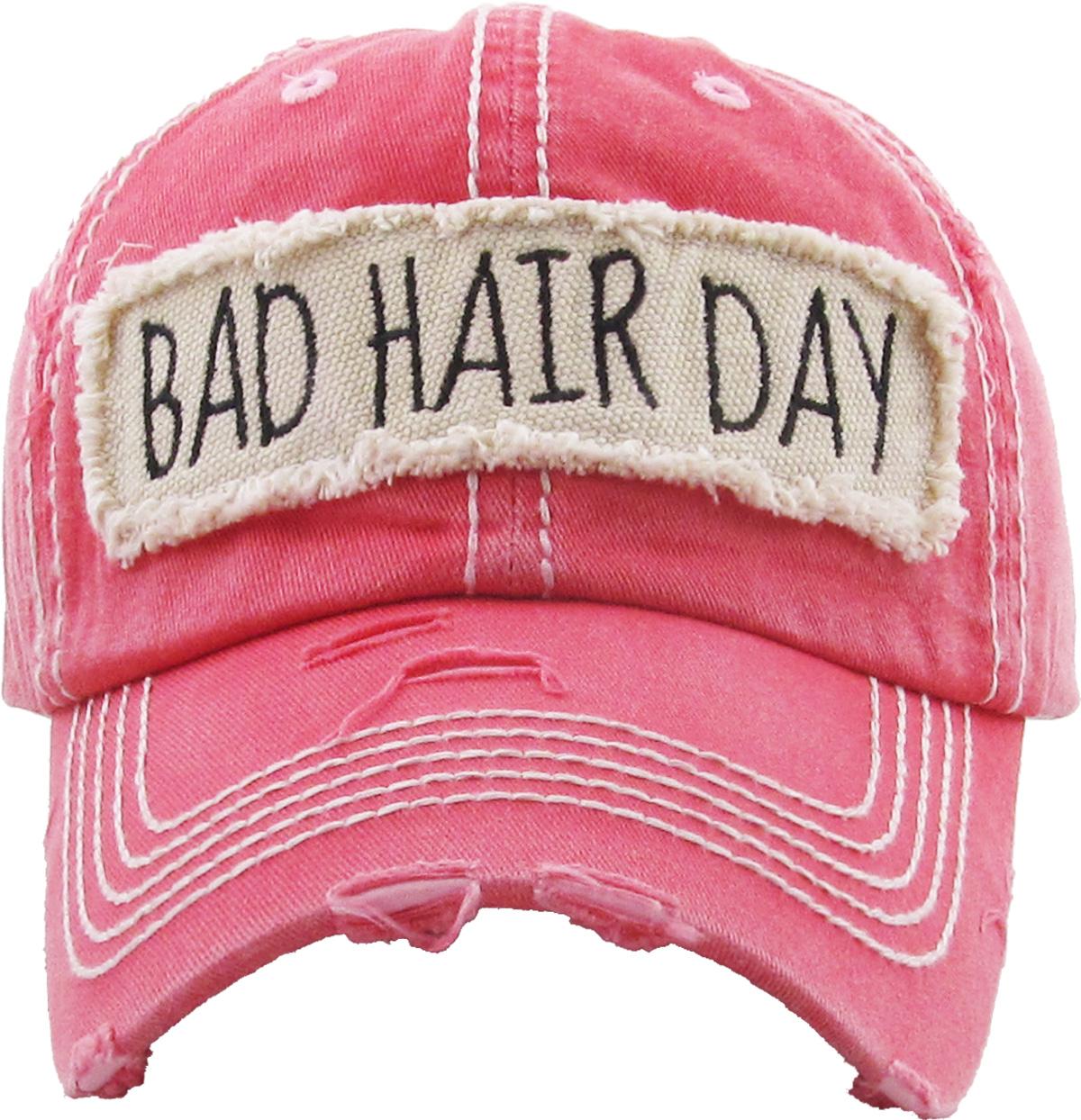 帽子 Sowhatvintage cap HAIR BAD DAY cap___tokyo ''BAD HAIR DAY'' DAD CAP 調子いい日も悪い日も